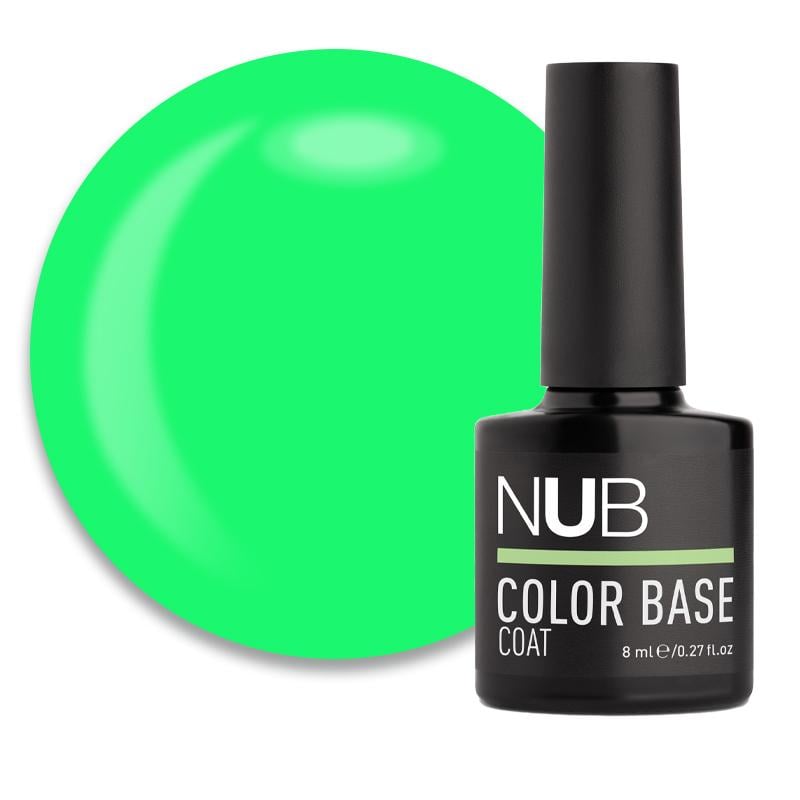 База кольорова каучукова NUB Color Base Coat 8 мл 13 Power Яскраво-салатовий (90035566)