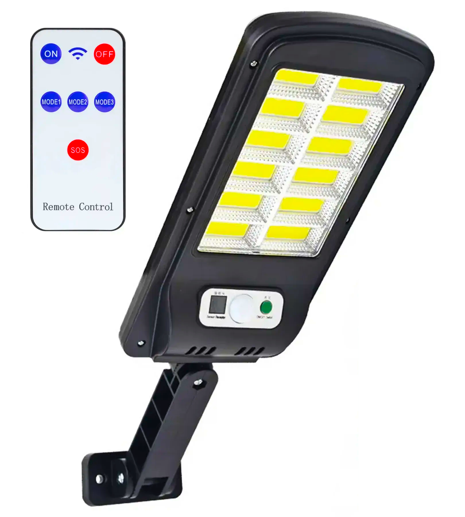 Ліхтар вуличний на сонячній батареї з пультом BK-128B-12COB (234566410)