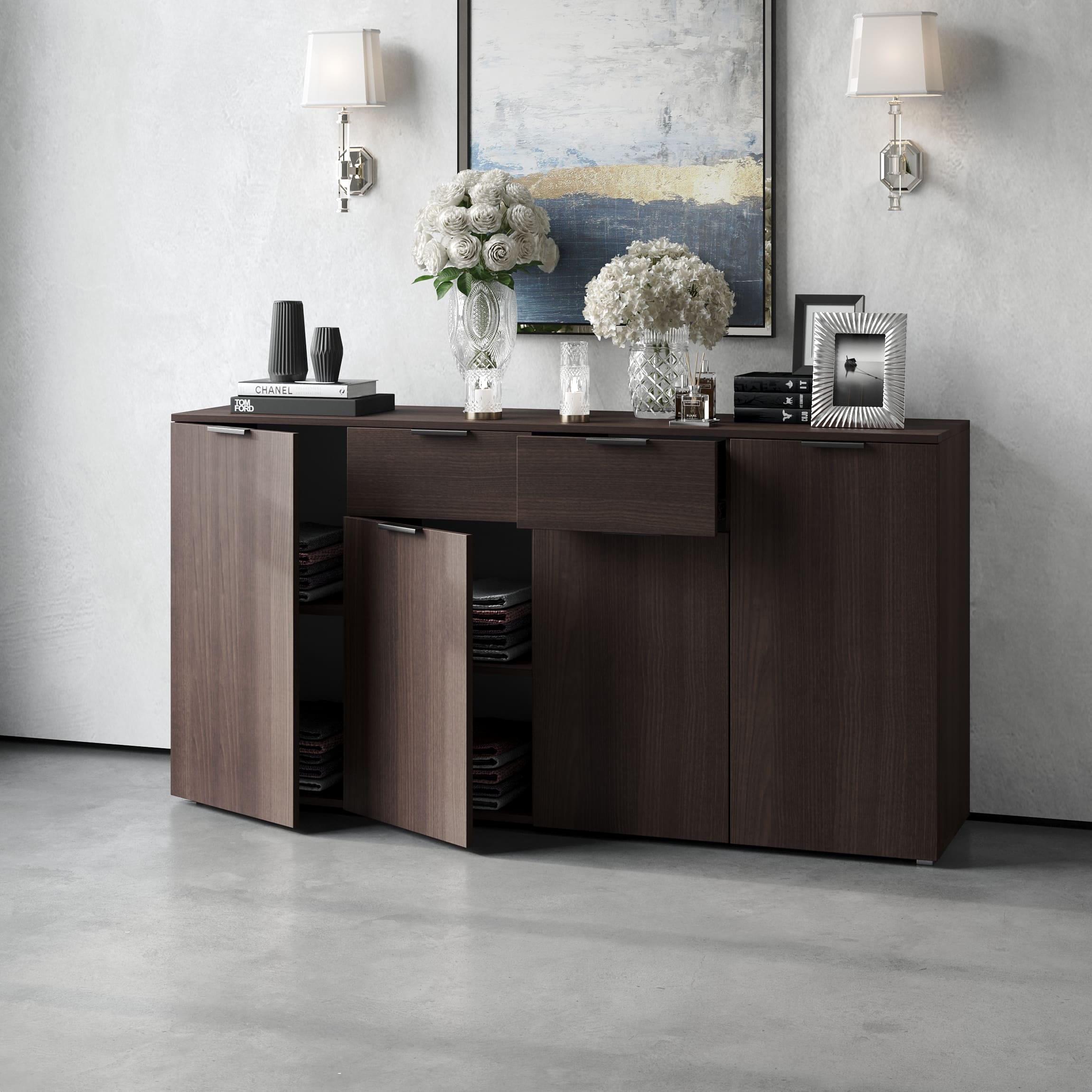 Комод №1 с дверцами и ящиками Венге (380249) - фото 1