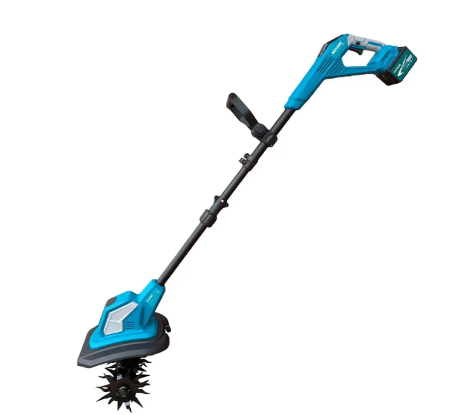 Культиватор аккумуляторный 21V 6 Ah электрический Голубой (к65768)