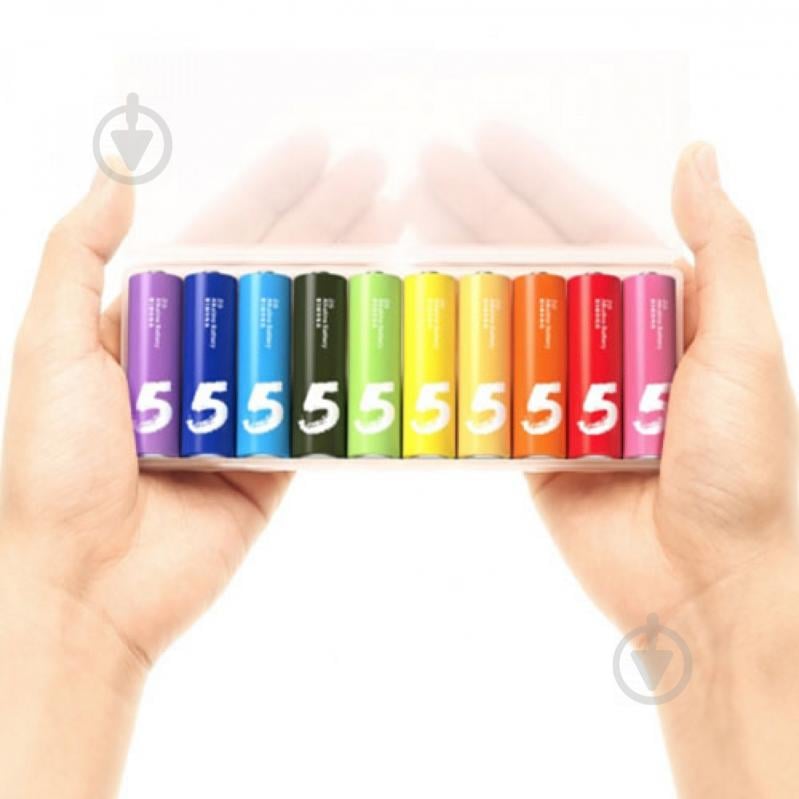 Батарейки Xiaomi ZMi AA batteries 10 шт ZI5 Rainbow - фото 2