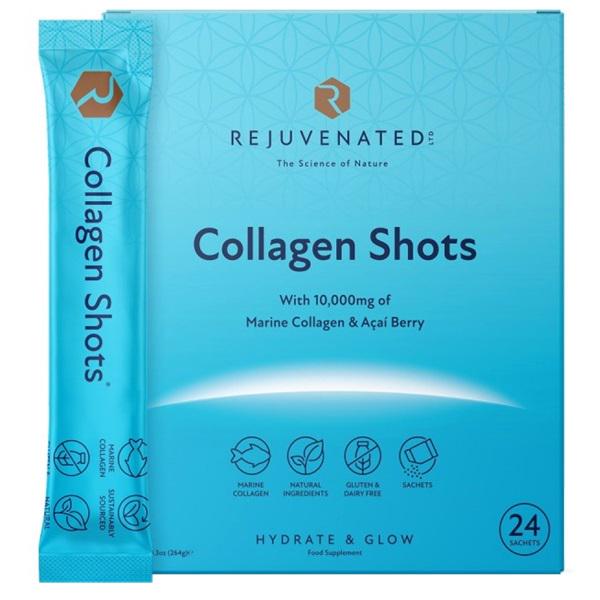 Натуральная добавка коллаген Rejuvenated Collagen Shots Natural 10000 мг 24 саше (24034920)