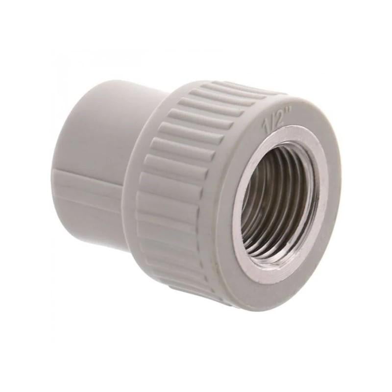 Муфта LING LONG PP-R с внутренней резьбой 20 мм х 1/2" (48233) Муфта LING LONG PP-R с внутренней резьбой 20 мм х 1/2" (48233)