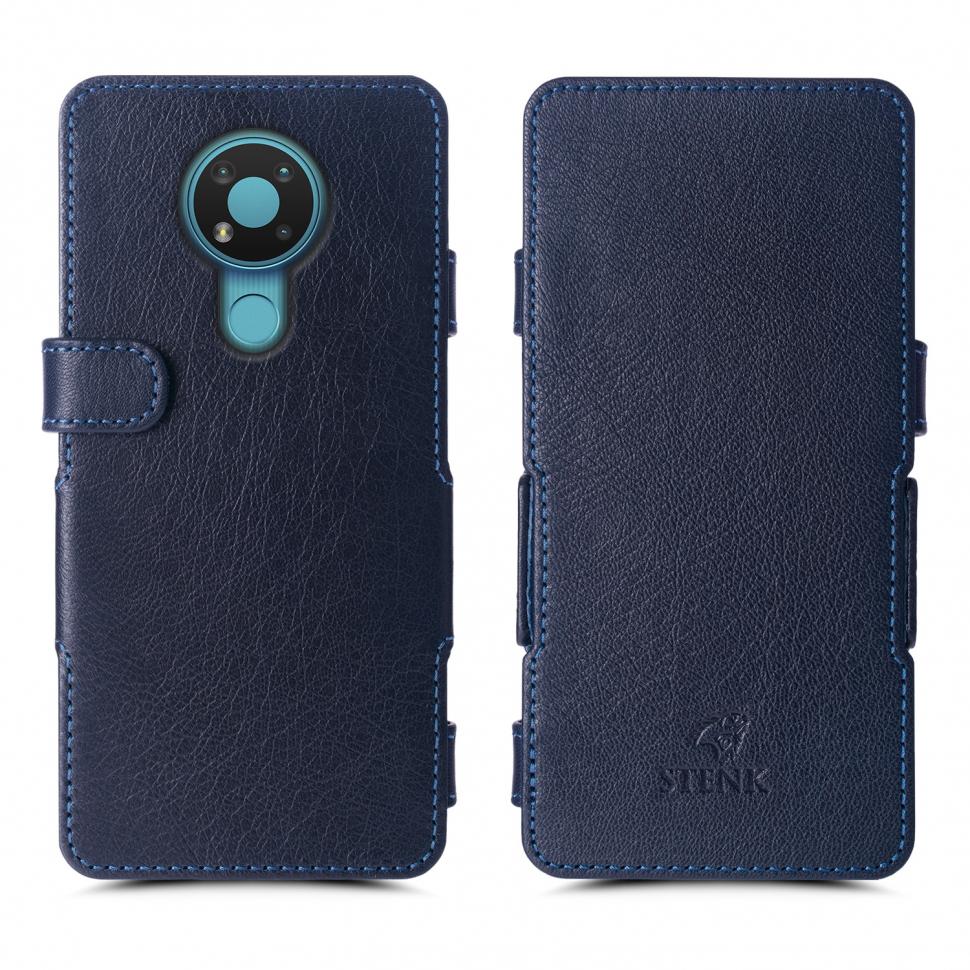 Чехол книжка Stenk Prime для Nokia 3.4 Синий (68159)