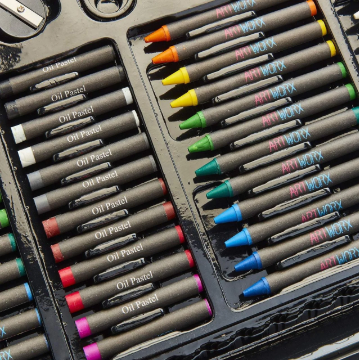 Подарочный детский набор для рисования и творчества Artworx 118 пр. в чемоданчике - фото 3