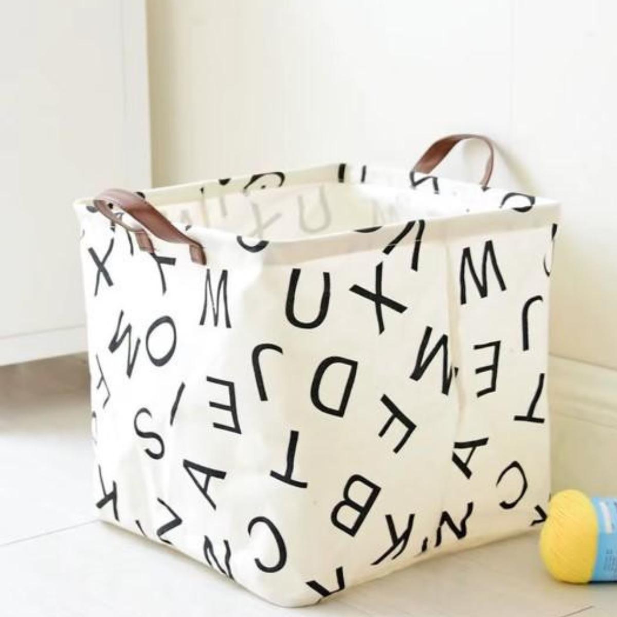 Кошик складаний ABCD для зберігання білизни та іграшок 32х42 см (R32364) - фото 3 Кошик складаний ABCD для зберігання білизни та іграшок 32х42 см (R32364) - фото 3