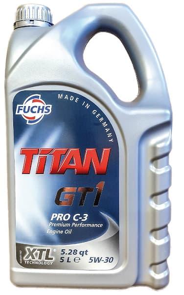 Моторное масло Fuchs Titan GT1 Pro C3 5W-30 5 л