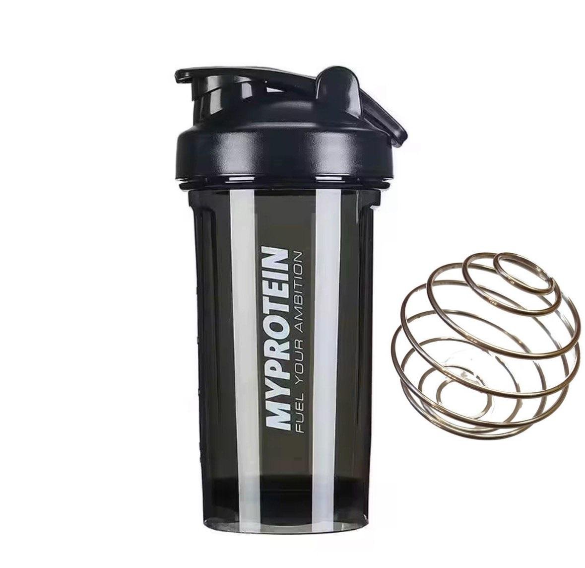 Шейкер с пружиной Myprotein fuel yuor ambition 700 мл Черный (29030971)