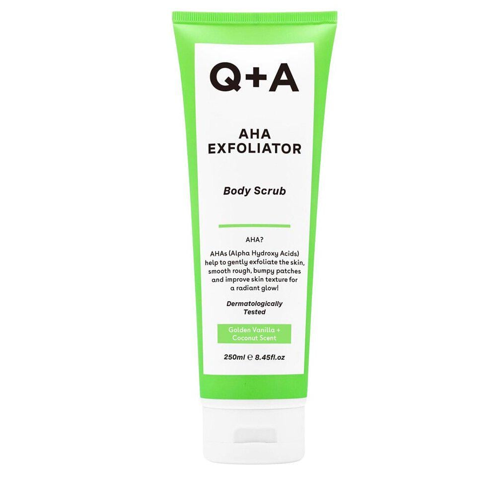 Скраб для тела с кислотами АНА Q+A AHA Exfoliator 250 мл
