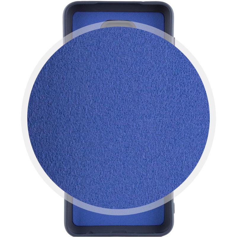 Противоударный чехол Silicone Cover Lakshmi Full Camera (A) для Xiaomi Redmi Note 9 / Redmi 10X Синий / Midnight Blue - фото 2