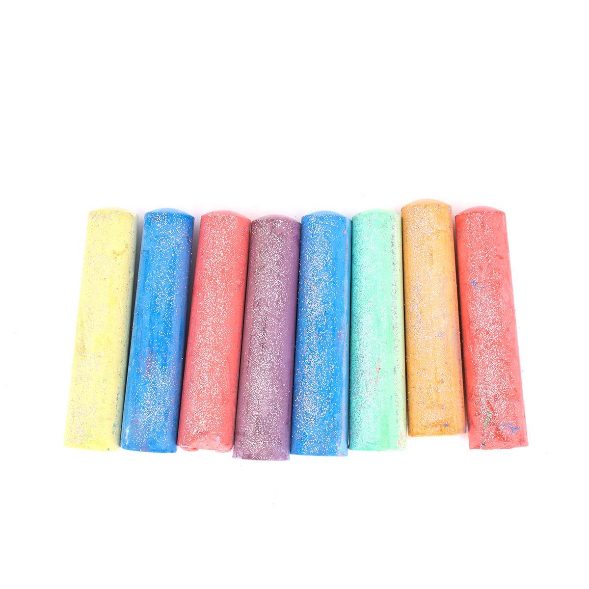 Набор мела цветного для рисования Яркие блестки (21955466) - фото 3 Набор мела цветного для рисования Яркие блестки (21955466) - фото 3