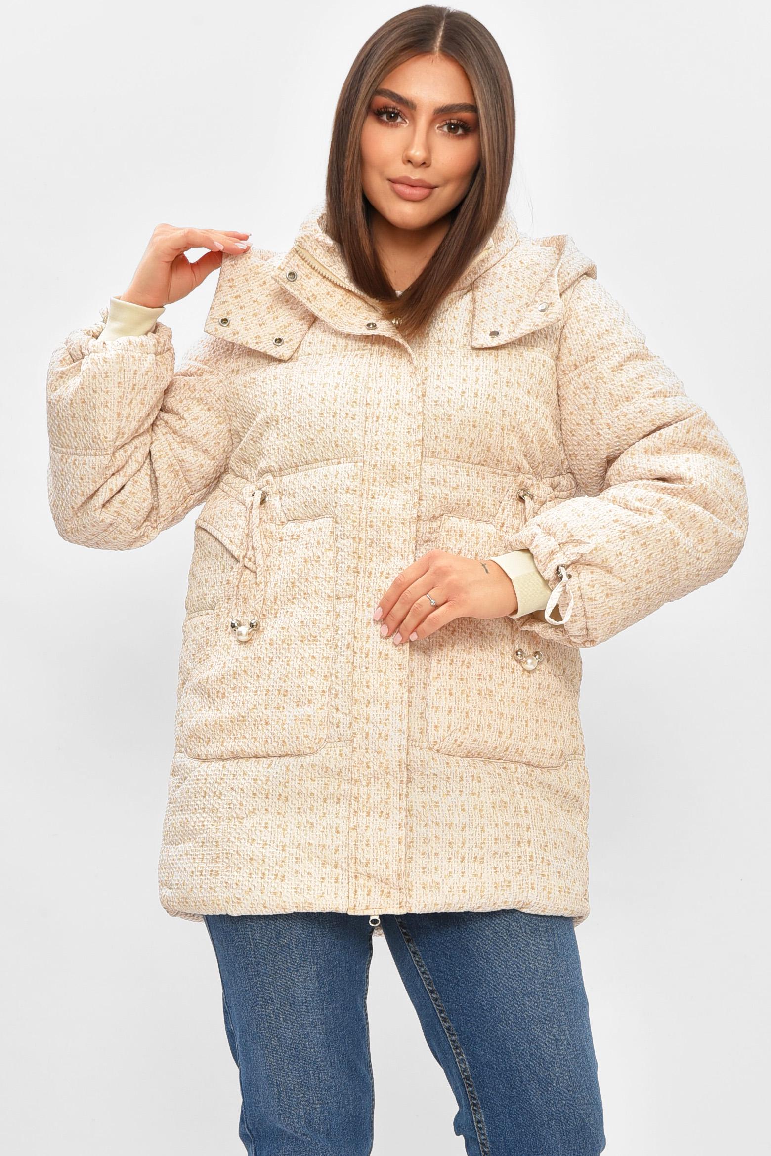 Куртка женская демисезонная XL Молочный (206069) Куртка женская демисезонная XL Молочный (206069)