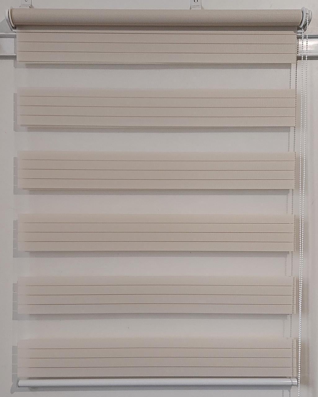 Рулонная штора день-ночь Miranda ВМ-2207 40х180 см Кремовый (ВМ-2207-68)