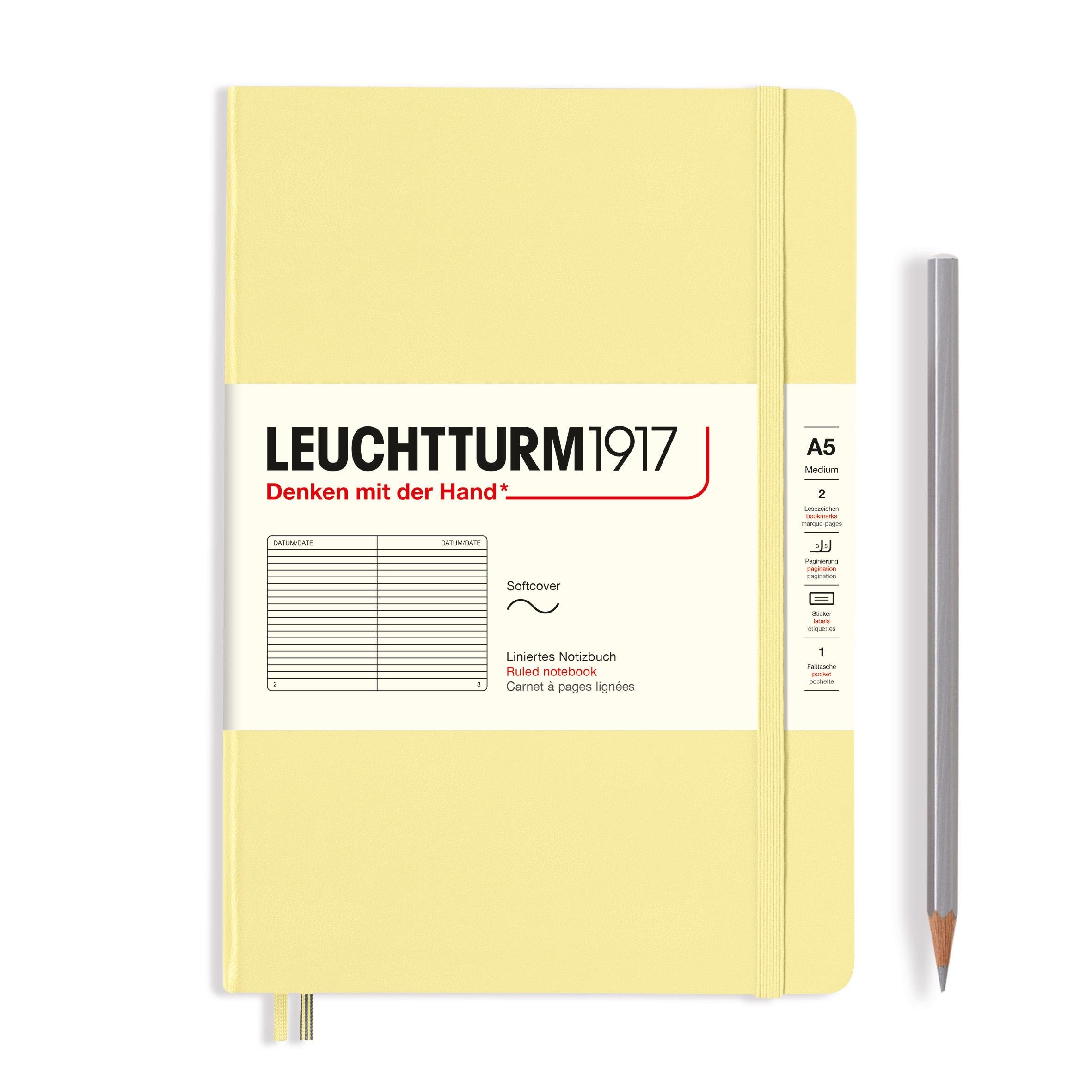 Блокнот Leuchtturm1917 Smooth Colours средний мягкая обложка точка Lilac (365497) - фото 6