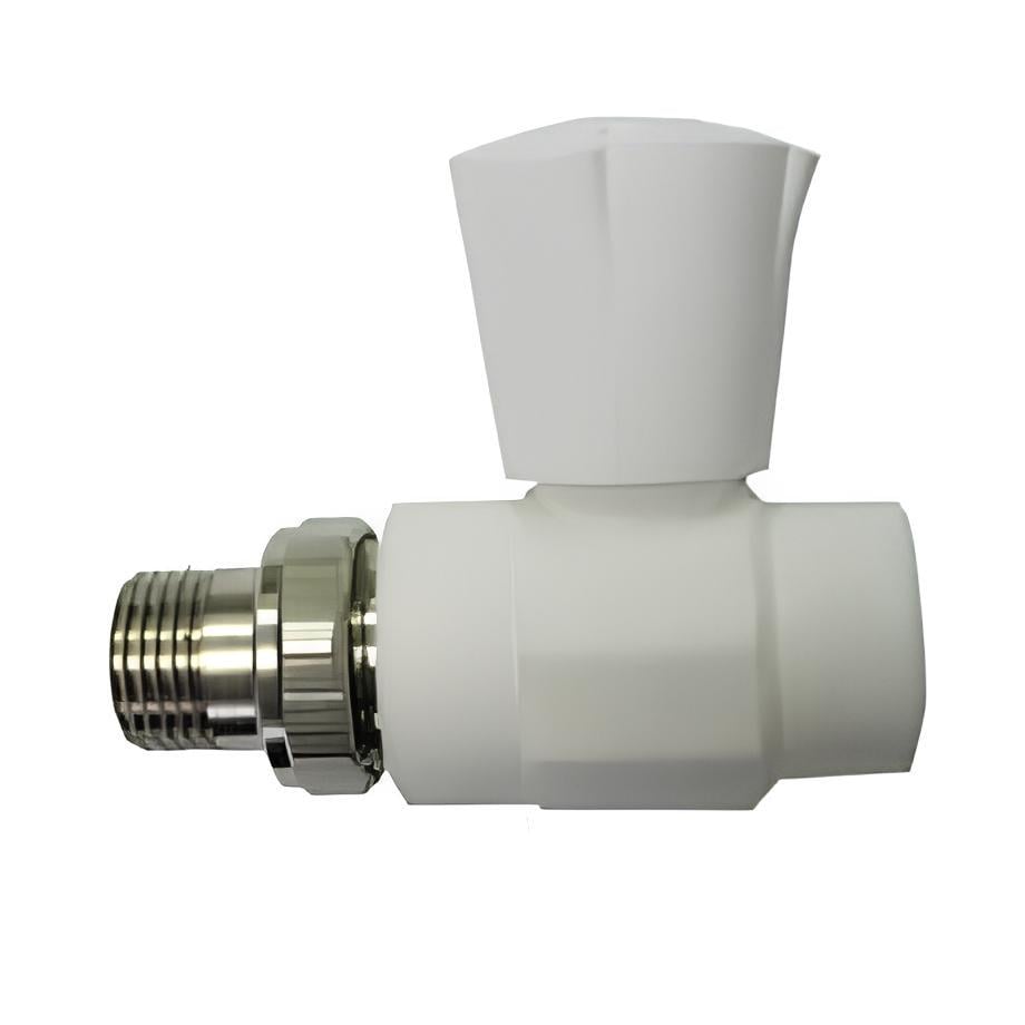 Кран радіаторний LING LONG прямий кульовий з накидною гайкою 25х3/4" PP-R (29921020)