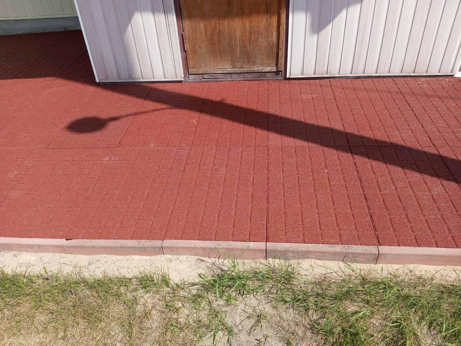Гумова бруківка Старе місто 1000х500х20 мм Червоний (2562227326) - фото 6 Гумова бруківка Старе місто 1000х500х20 мм Червоний (2562227326) - фото 6
