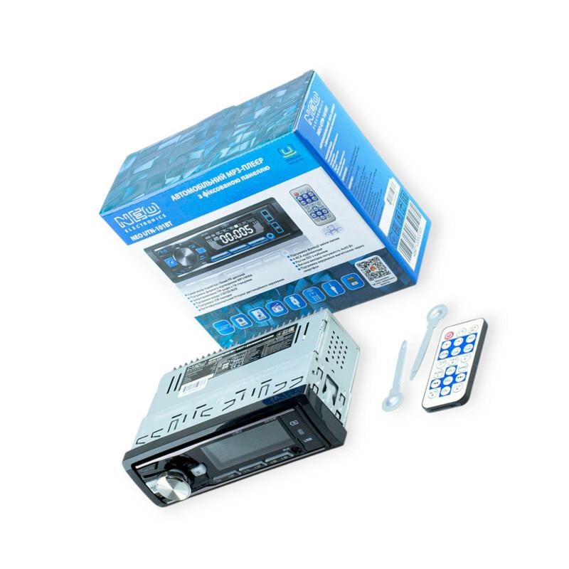 Магнітола Neo UTN-101BT FM/USB/USB для зарядки/SD/AUX/MP3/WMA/Bluetooth/синя підсвітка (3064536890)
