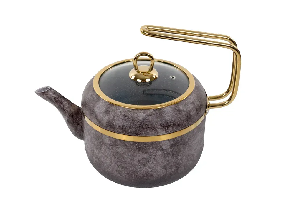 Чайник Brioni Royal Stone Sandstone Gold 2,5 л Чайник Brioni Royal Stone Sandstone Gold 2,5 л