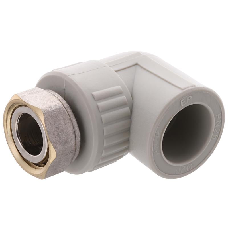 Кутник 90° Europroduct EP4031 PPR пайка-обжим 20x1/2" (76877)