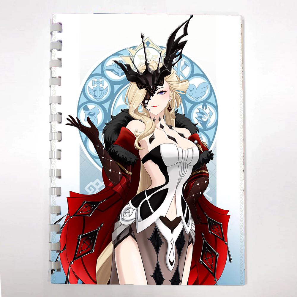 Блокнот Скетчбук Арлекино Синьора Геншин удар (sk0191)