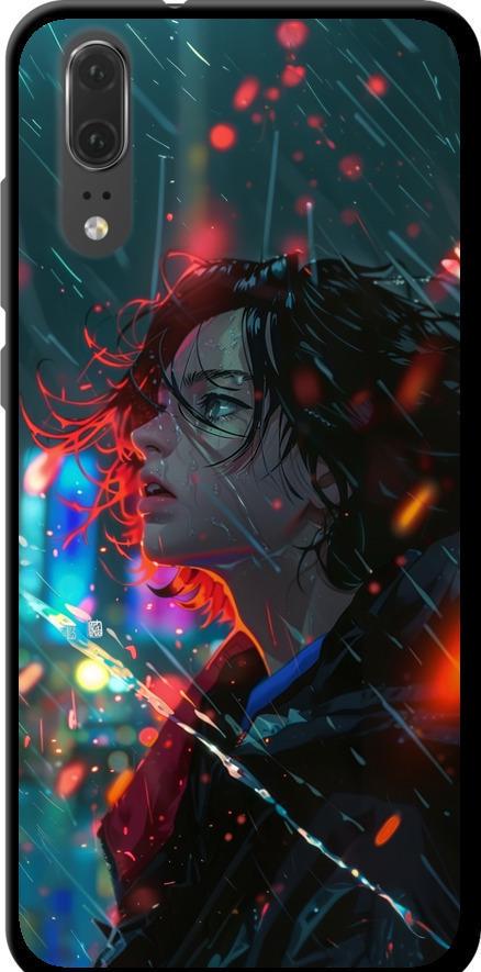 Чехол на Huawei P20 Ночные огни (6096b-1396-42517) Чехол на Huawei P20 Ночные огни (6096b-1396-42517)