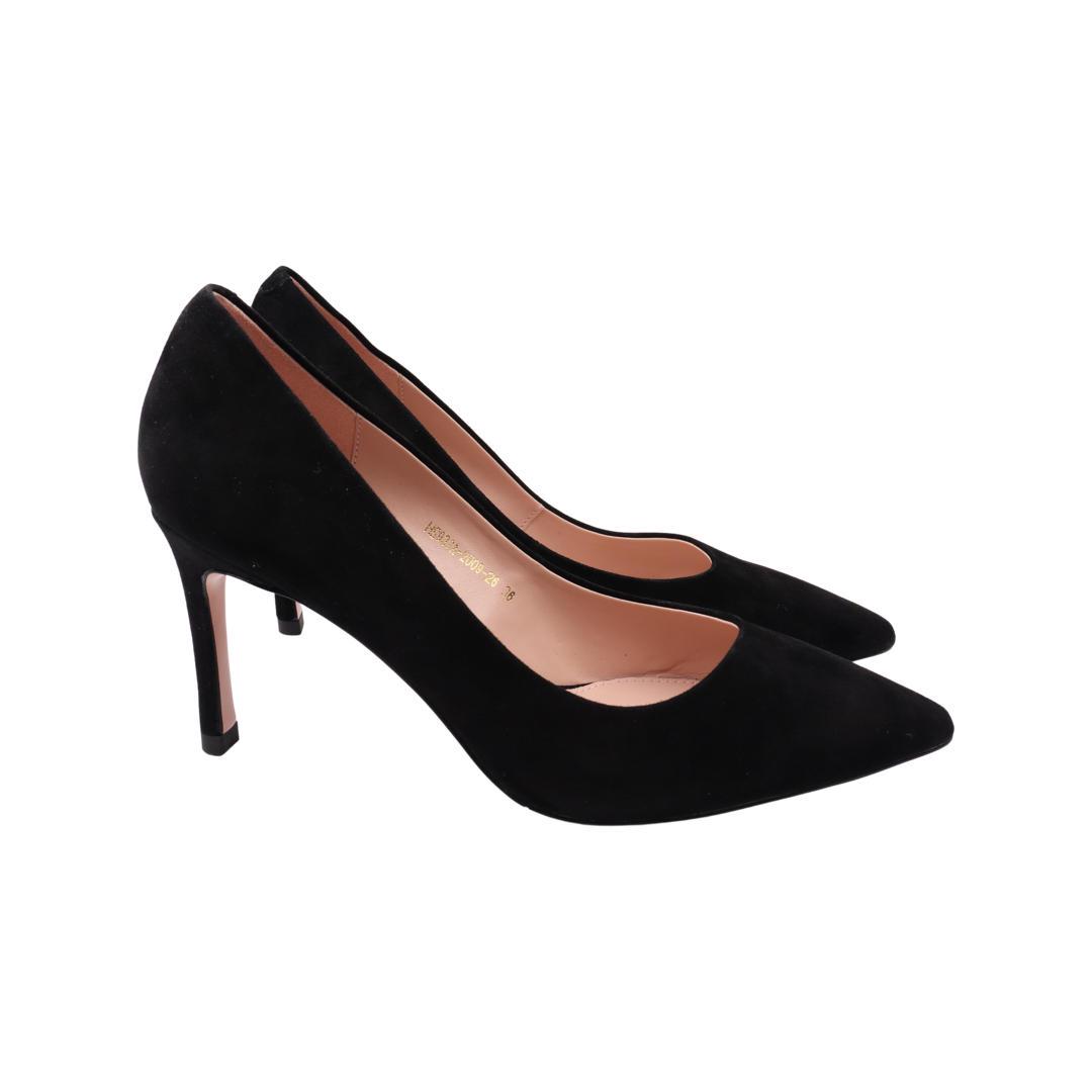 Туфли женские Anemone из замши р. 40 Черный (196-22DT) Туфли женские Anemone из замши р. 40 Черный (196-22DT)