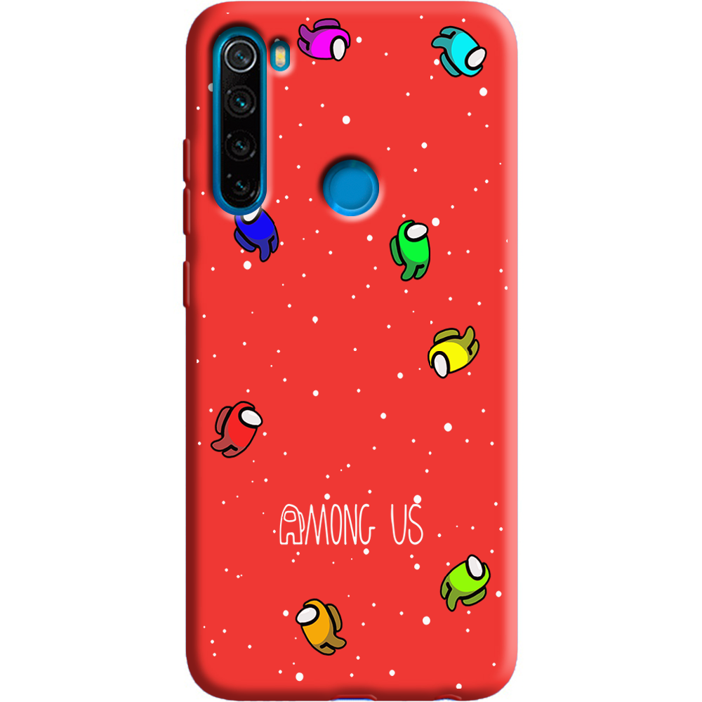 Чехол Boxface Xiaomi Redmi Note 8 Among Us Invisible Красный силикон (38214-bk76-38683)
