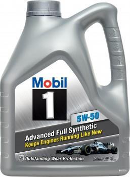 Моторне мастило Mobil 1 Peak Life 5W-50 4 л (MOBIL 10-4)