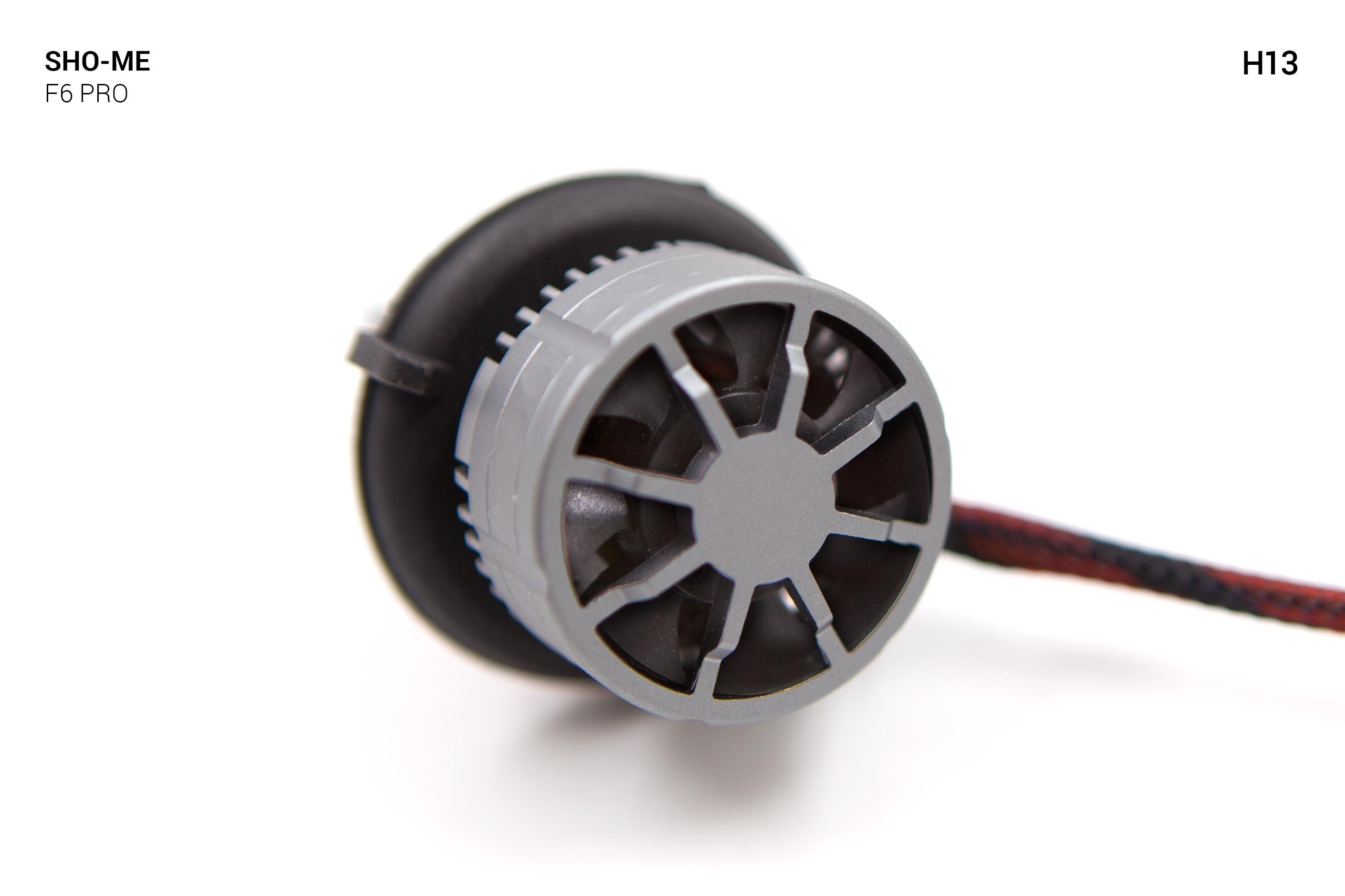 Автолампи Sho-Me F6-Pro H13 LED 35W 2 шт. - фото 3 Автолампи Sho-Me F6-Pro H13 LED 35W 2 шт. - фото 3