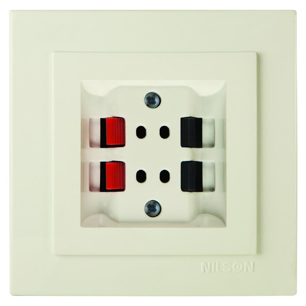 Розетка Nilson Touran аудіо стерео Кремовий (24121050)