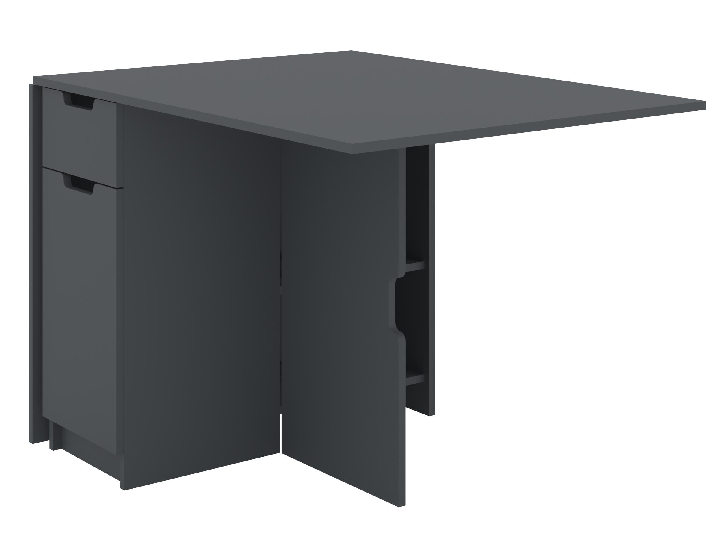 Стол-книжка-4 PEHOTIN 174х80х75 см Антрацит (PN-102534)