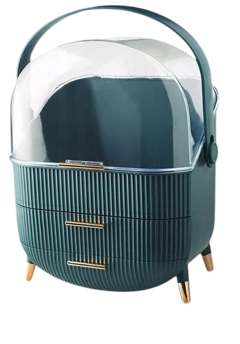 Органайзер Ecarla RING Elegant многоуровневый для косметики/бижутерии XL Green (2026G) Органайзер Ecarla RING Elegant многоуровневый для косметики/бижутерии XL Green (2026G)