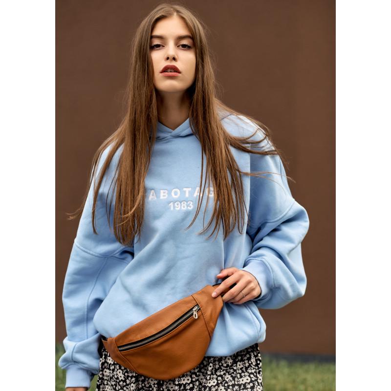 Сумка бананка поясная Sambag Soho BSS с натуральной кожи 33x14x5 см Рыжий - фото 4 Сумка бананка поясная Sambag Soho BSS с натуральной кожи 33x14x5 см Рыжий - фото 4