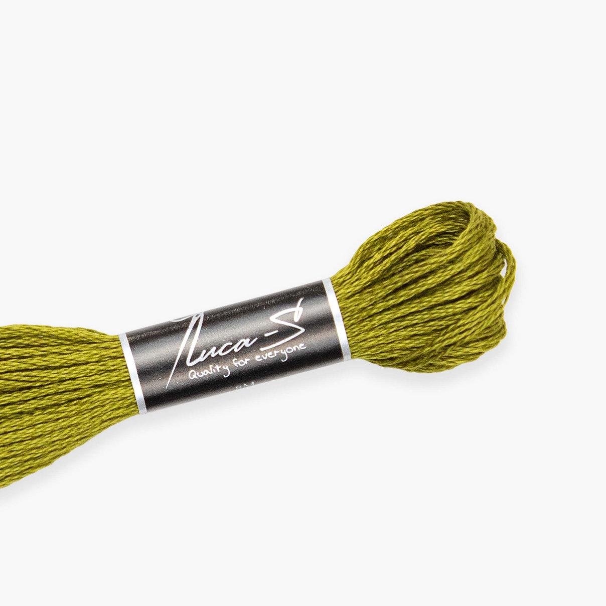 Мулине Luca-S хлопок 310 (DMC732)