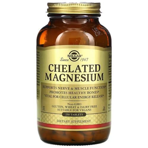 Магний Solgar Chelated Magnesium 250 табл. (SOL-59433)