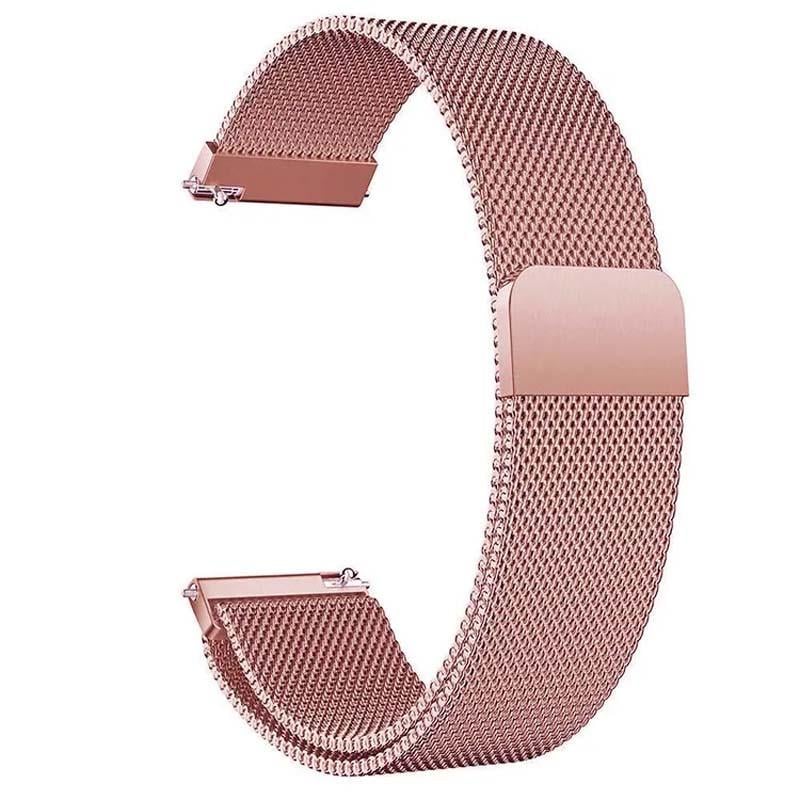 Ремінець Milanese Loop для Smart Watch 22 мм Pink