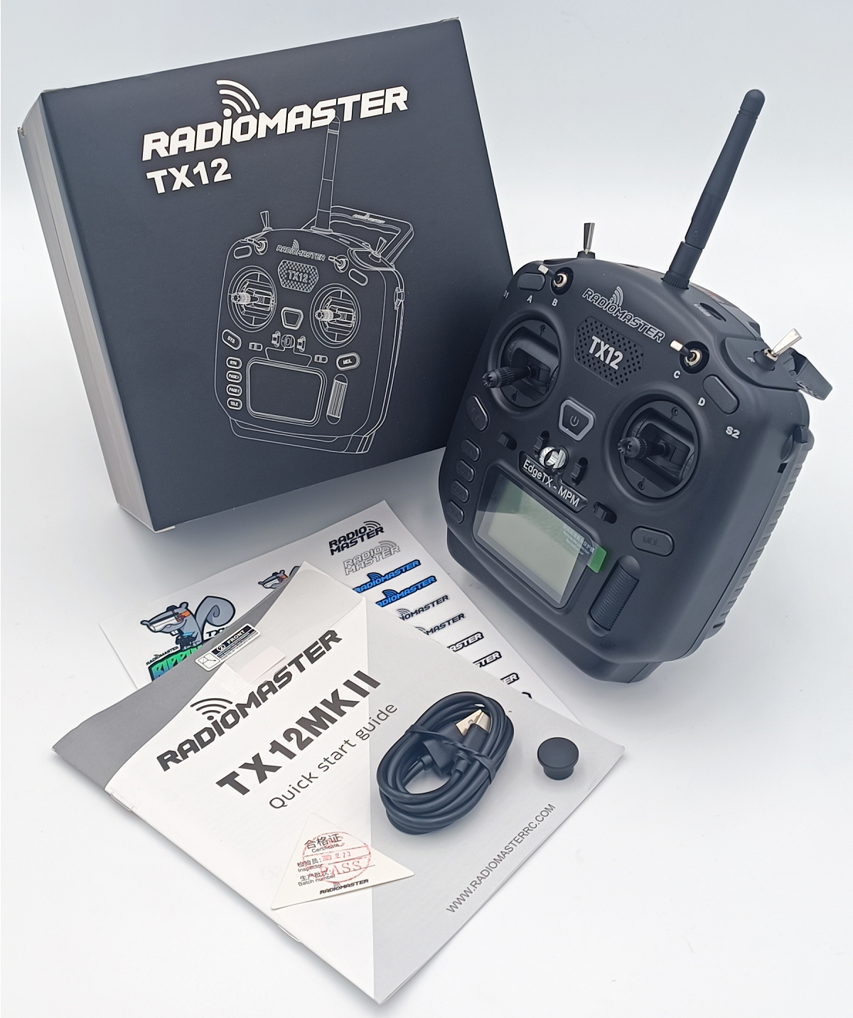 Апаратура керування FPV RadioMaster TX12 MKII СС2500 для дрона/квадрокоптера та літака - фото 3