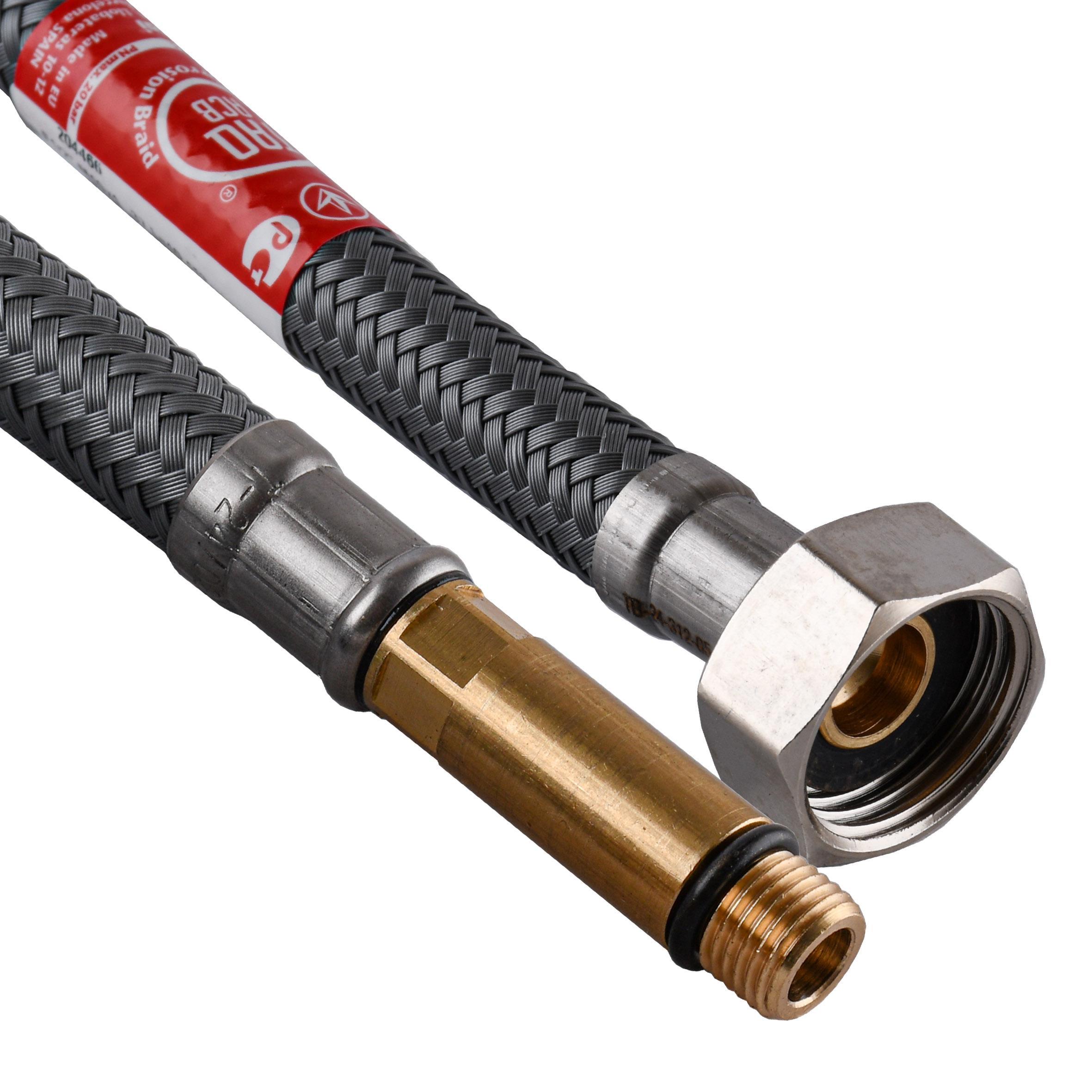 Шланг для смесителя TUCAI М10х1/2” длинный штуцер 0,6 м антикоррозия TAQ GRIF ACB 204468 (000009817)