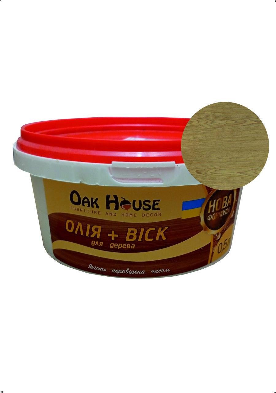 Масло-воск Oak house для дерева 500 мл Дуб (28716110) - фото 1