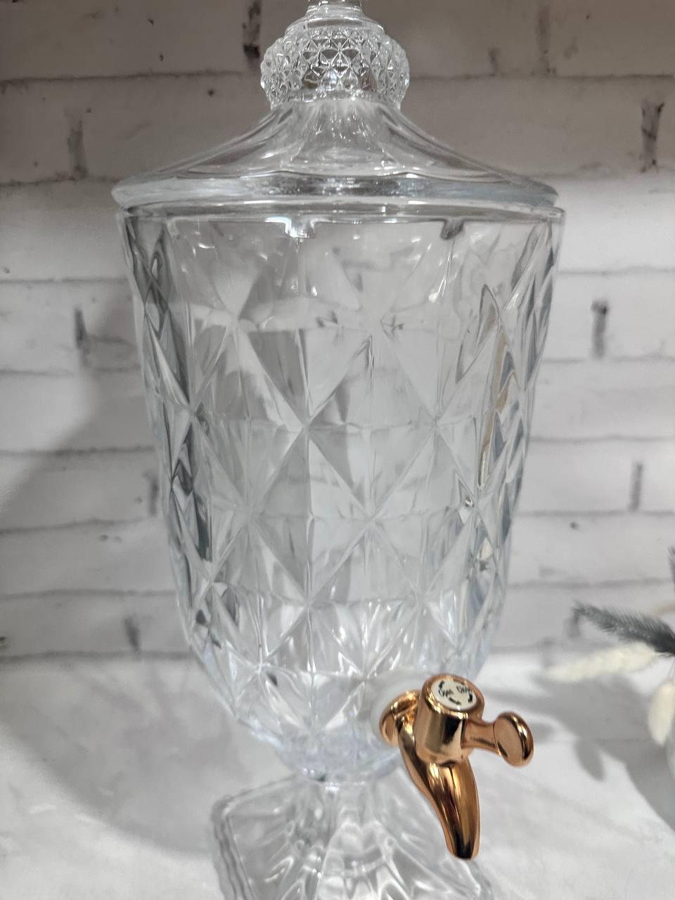 Лимонадница стеклянная TS Kitchen HP4172 стекло 3л Прозрачный (HP4172) - фото 3