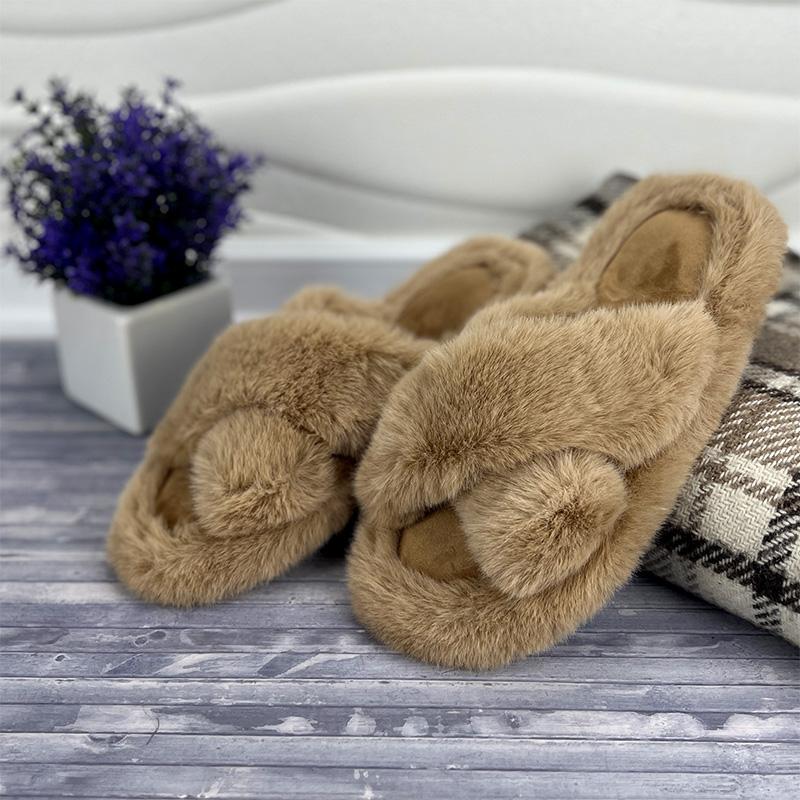 Домашні тапочки жіночі SANLINE Е-007475-2 хутряні 25-25,5 см p. 39 Коричневий (66774592) - фото 2 Домашні тапочки жіночі SANLINE Е-007475-2 хутряні 25-25,5 см p. 39 Коричневий (66774592) - фото 2