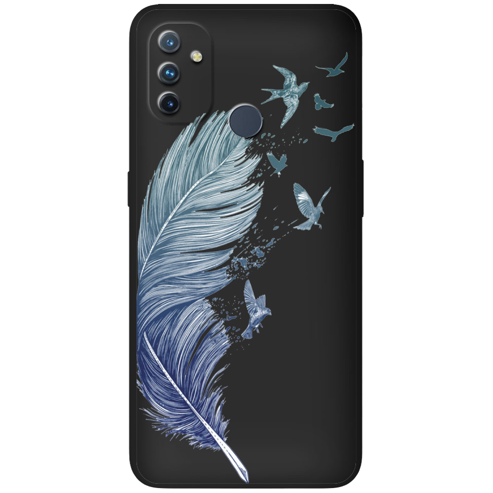 Чехол Boxface OnePlus Nord N100 Feather Черный силикон (42753-cc38-44165)