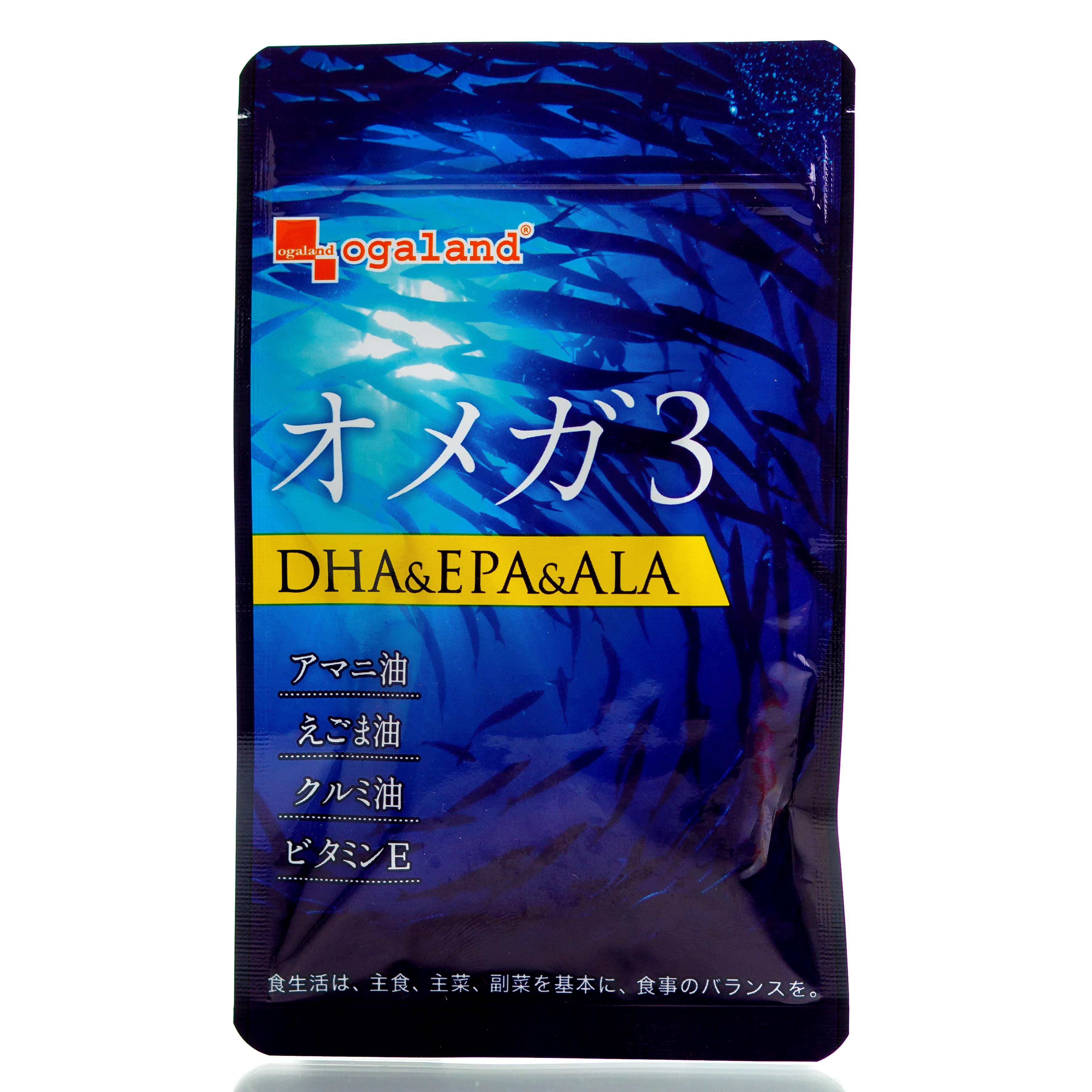 Омега 3DHA/EPA/альфаліноленова кислота OGALAND Omega 3DHA & EPA & alinolenic Acid 30 шт. 30 дн. - фото 1