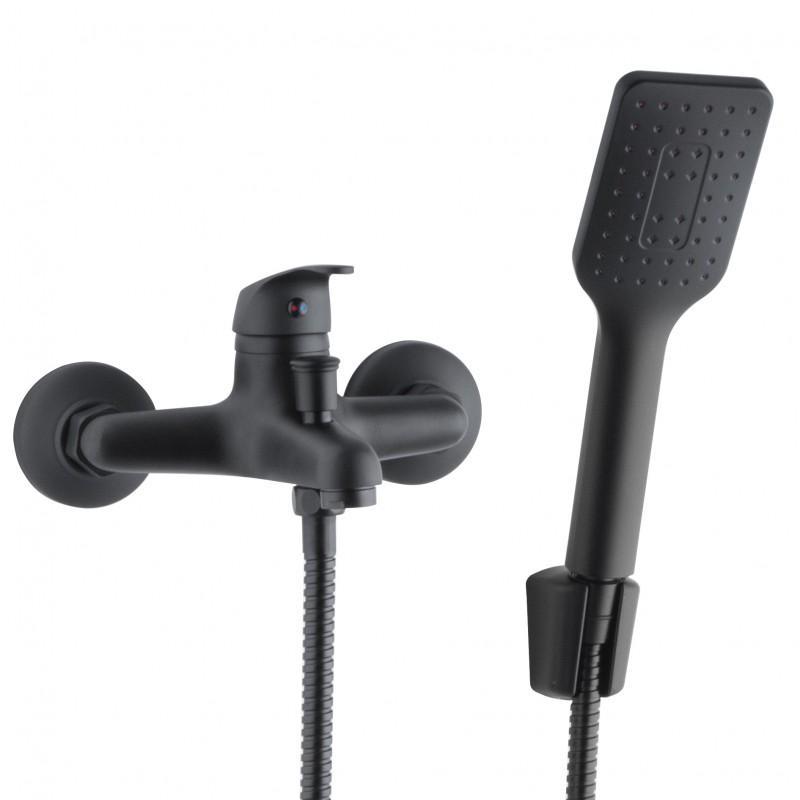 Смеситель для ванны Yoka BW.ADA-BLK reac-20000000146 однорычажный Черный (160351)