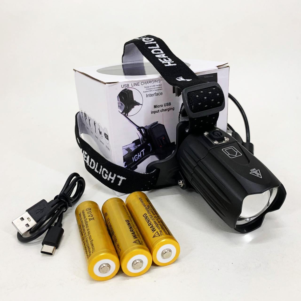 Ліхтар налобний BL-T35-P160 3x18650