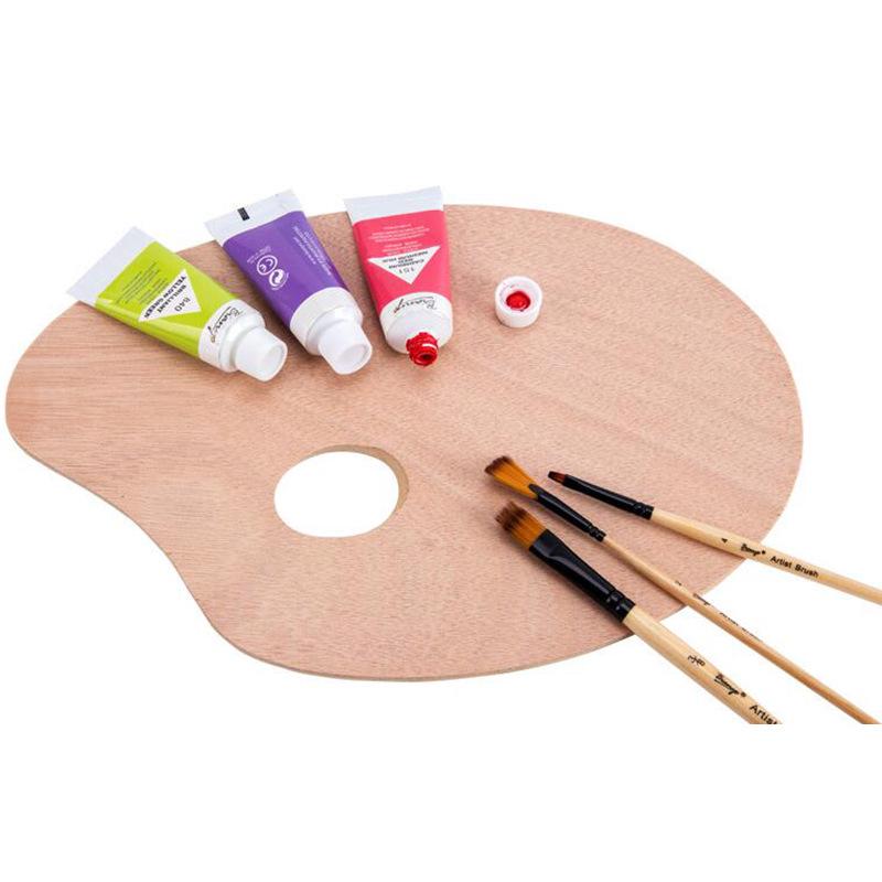 Палитра деревянная овальная 30х40 см (WN-OP3040) - фото 6 Палитра деревянная овальная 30х40 см (WN-OP3040) - фото 6