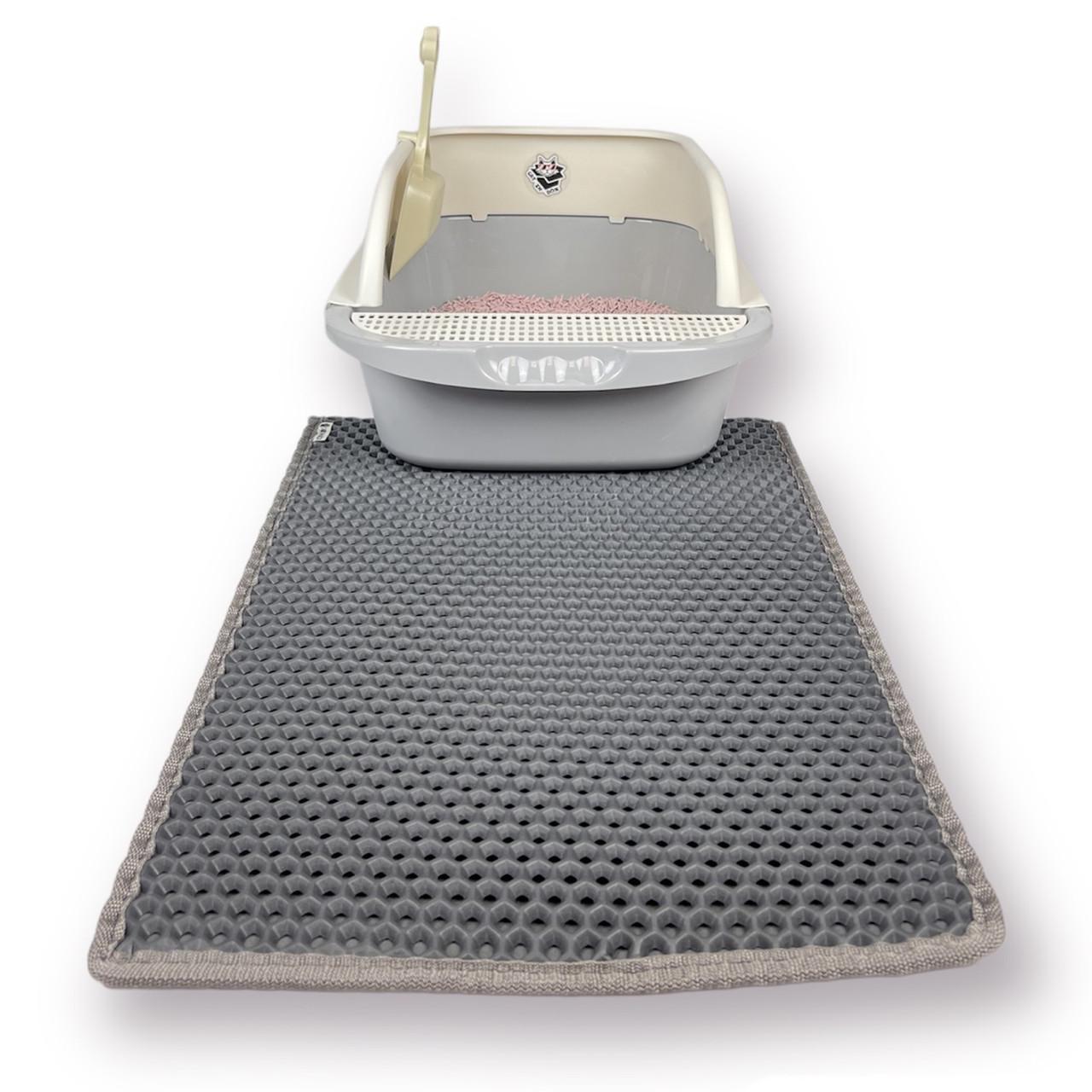 Лоток для котів CAT IN BOX з лопаткою 52х36х21,5 см Сірий (18552760) - фото 4 Лоток для котів CAT IN BOX з лопаткою 52х36х21,5 см Сірий (18552760) - фото 4