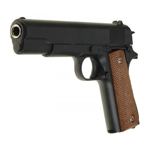 Пистолет игрушечный Galaxy Colt M1911 метал Черный (G13)