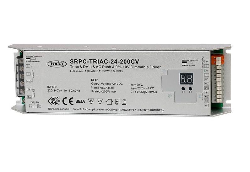 Источник питания SRPC-TRIAC-24-200CV DALI/PUSH/TRIAC 0/1-10V (18044)