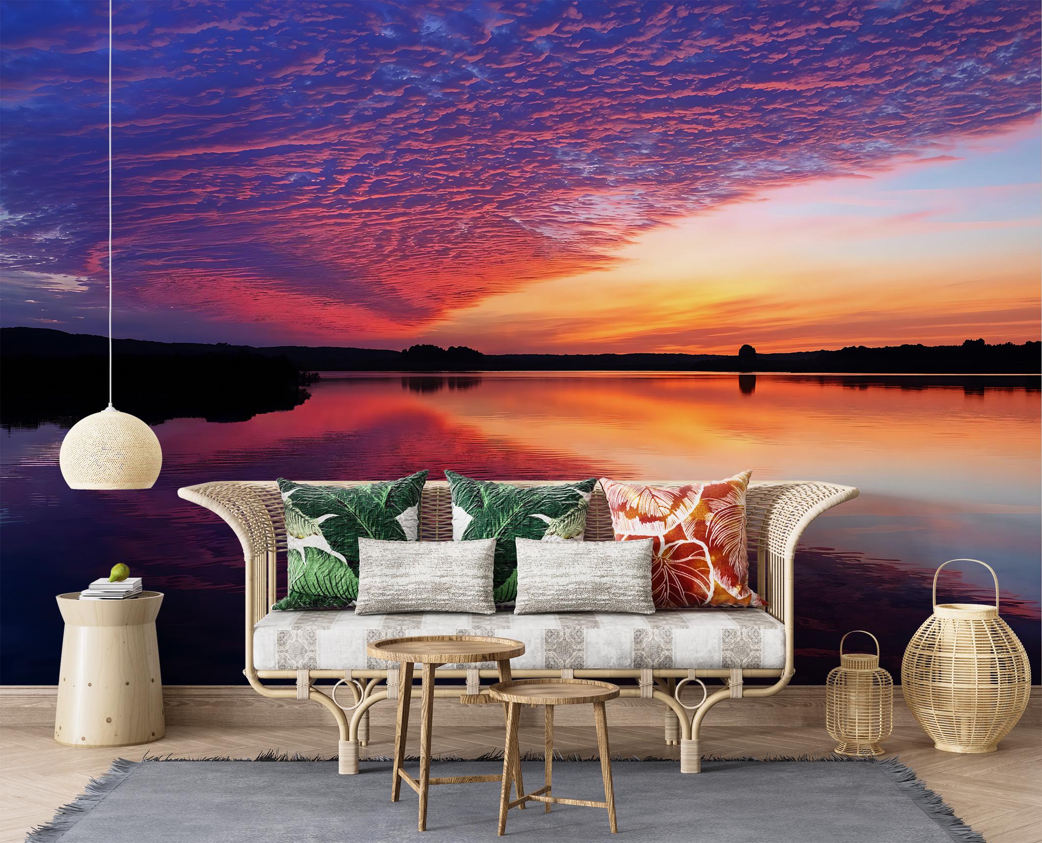 Фотообои флизелиновые Upstream Закат над озером 230х153 см (S5NTR-113/3) - фото 7 Фотообои флизелиновые Upstream Закат над озером 230х153 см (S5NTR-113/3) - фото 7